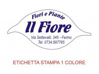 Etichette adesive per fioristi, fiorai e vivaisti  (mm 57x27)  (cod.90G)